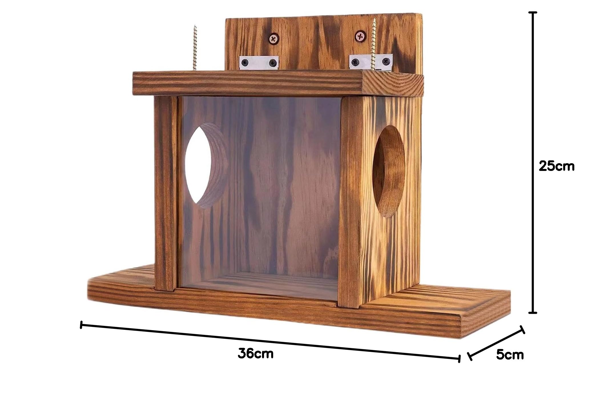 Eichhörnchen-Futterhäuschen für draußen,Eichhörnchen-Futterhaus - Chipmunk-Haus-Box,Streifenhörnchen-Futterstation, Streifenhörnchen-Futterhaus, Gartendekoration für draußen und Garten