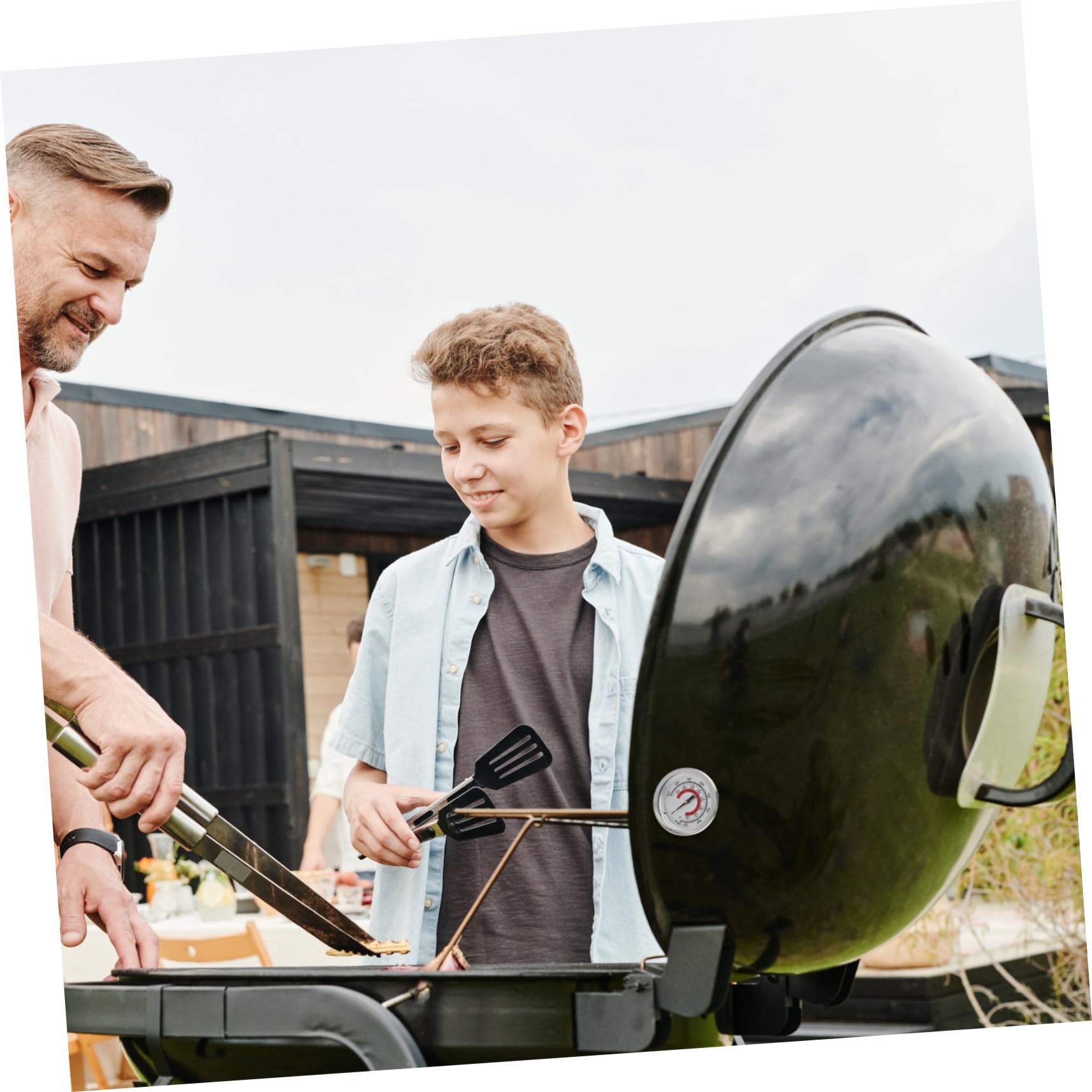 TOYANDONA 4 Pezzi Termometro da Bimetallico Compatto per Misurazione Della Temperatura Strumento Pratico per Bbq e Facile da Usare e Leggero Misurazioni e Accurate