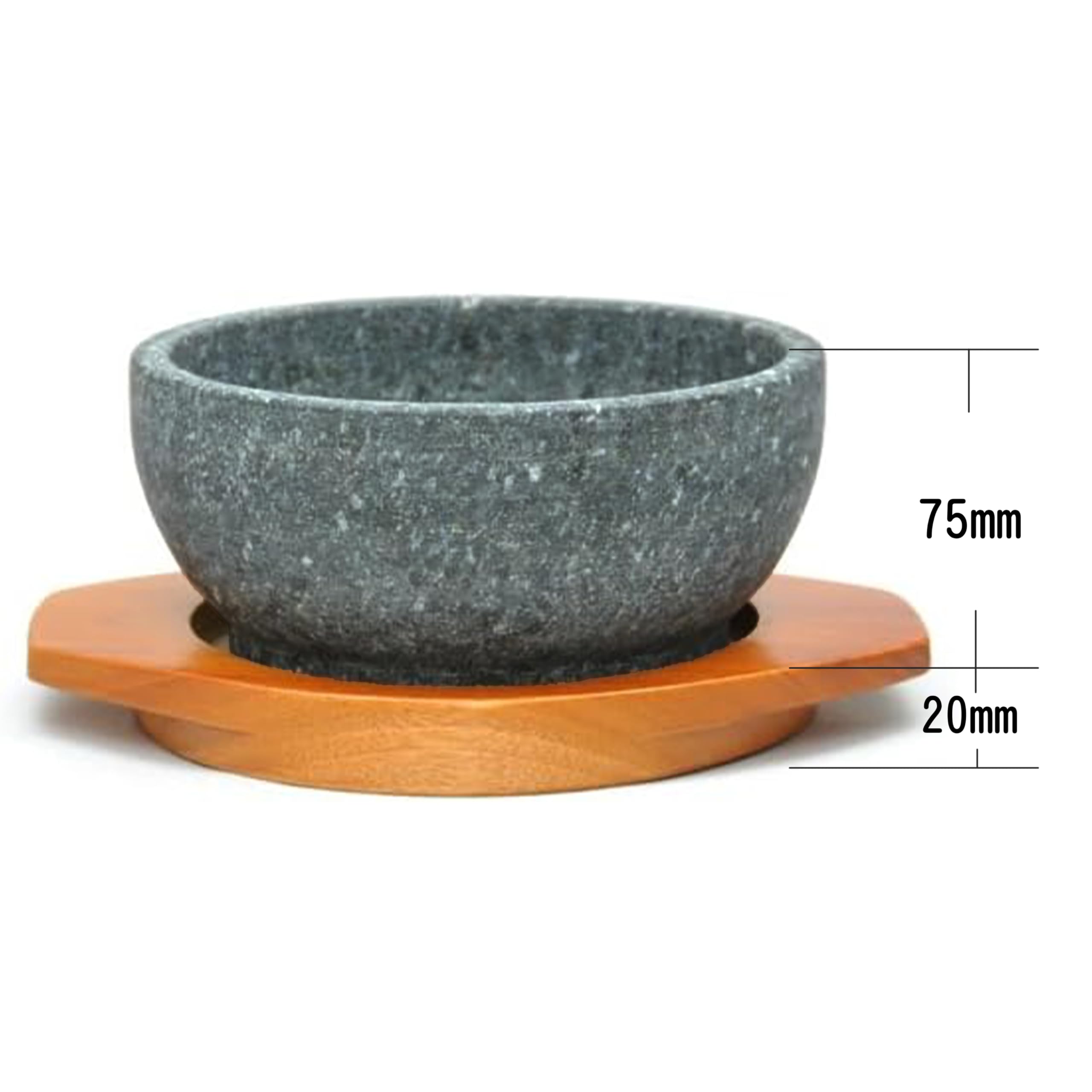 Amazon｜【韓国厨房】石焼きビビンバ鍋各サイズ＆木台付セット (外径