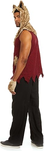 Miniatura 3 de Dreamgirl disfraz para Hombre gran lobo feroz.