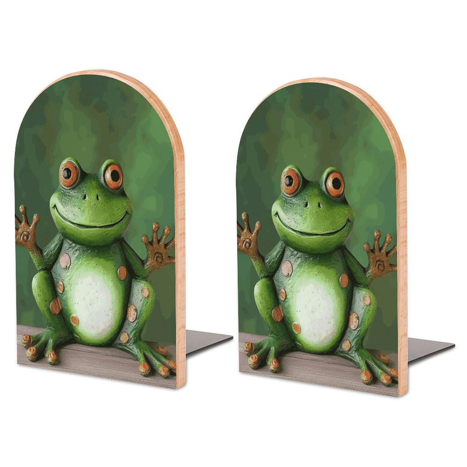 Serre-livres grenouille pour stopper la chute de vos dossiers sur vos étagères