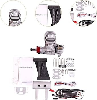 Amazon | Qialexicon RC飛行機エンジンポータブルサイド排気エンジン