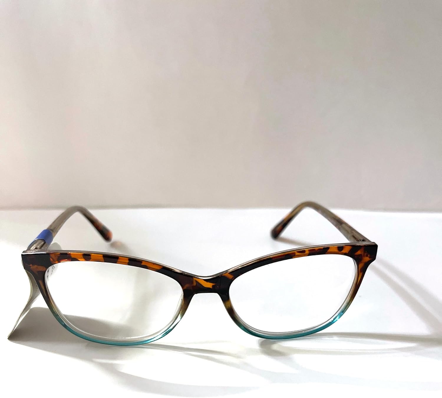 Foster Grant Teresa reading glasses by Sofia Vergara Tortoise Teal +1.50