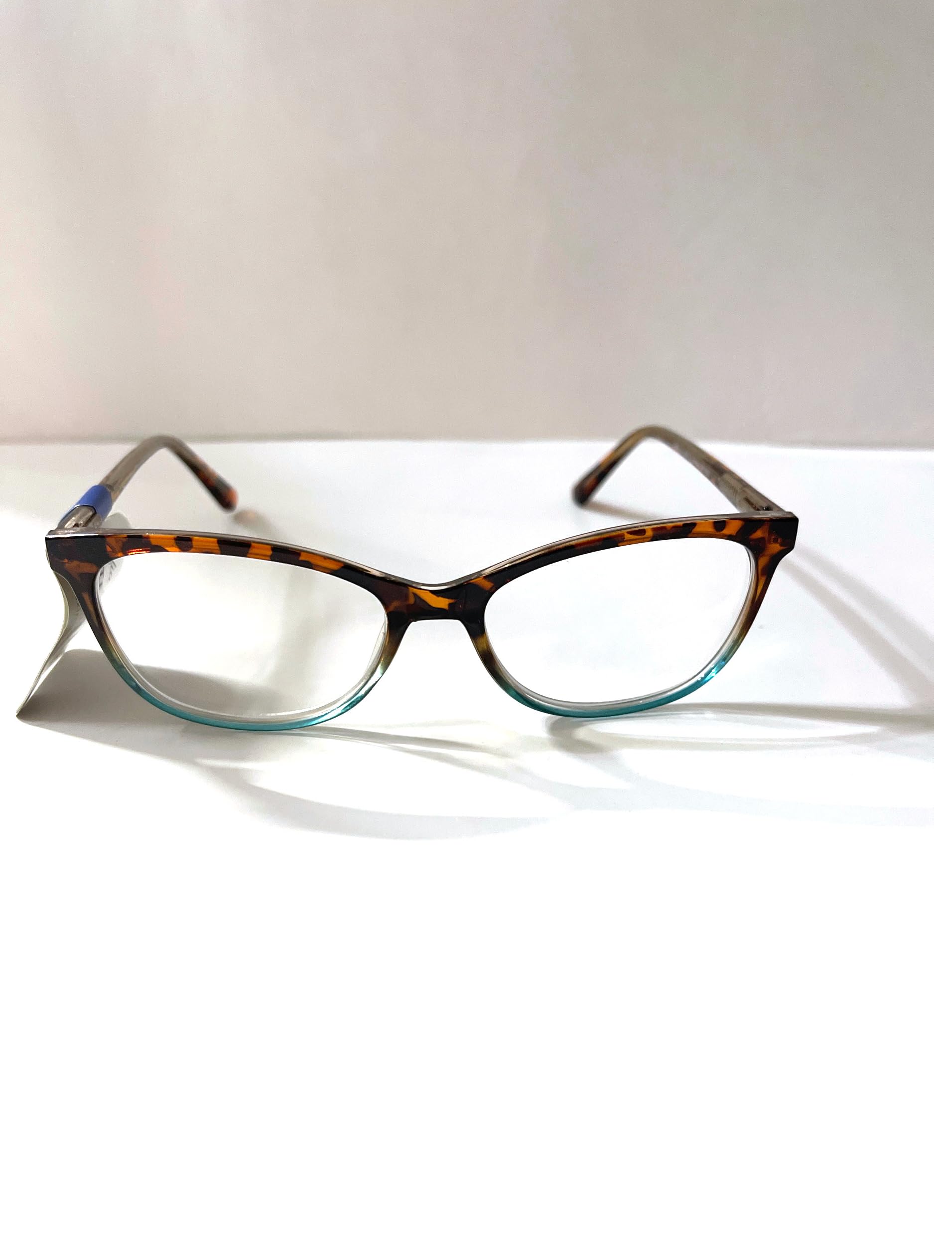 Foster Grant Teresa reading glasses by Sofia Vergara Tortoise Teal +1.50