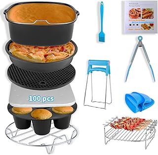Air Fryer Accessories for Ninja Gourmia COSORI 3.6 4.2 5.8QT Square Air ...