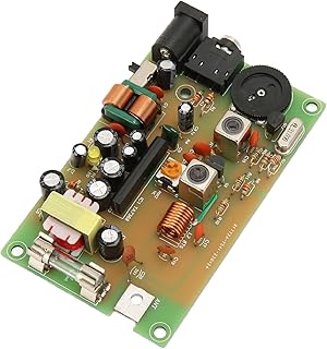 Radio Transmitter Board, High Frequency Oscillation Short Low Power Sound Amplification SW Radio Amplifier Kit for DIY Campus Broadcast