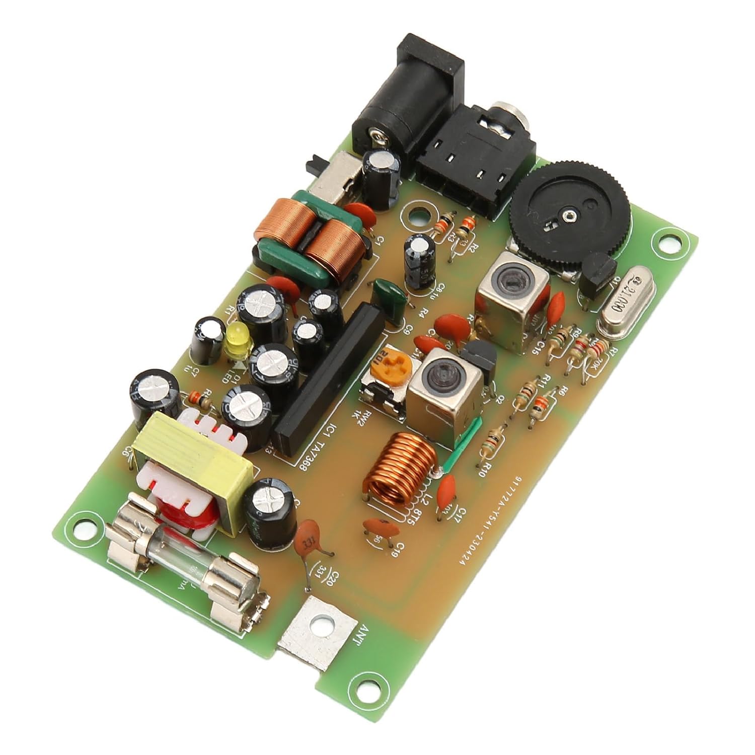 Radio Transmitter Board, High Frequency Oscillation Short Low Power Sound Amplification SW Radio Amplifier Kit for DIY Campus Broadcast