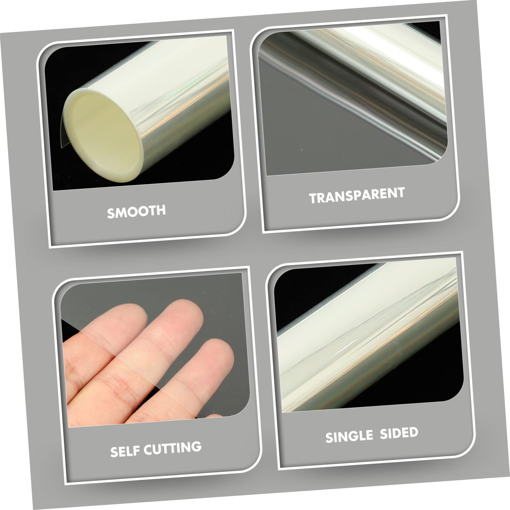 SHOWERORO 1 Roll Furniture Protection Film Waterproof Clear Tablecloth Protector Tablecloth for Outdoor Tables Table Protector Cover Clear Table Cover Clear Table Cloth Table Top The Pet