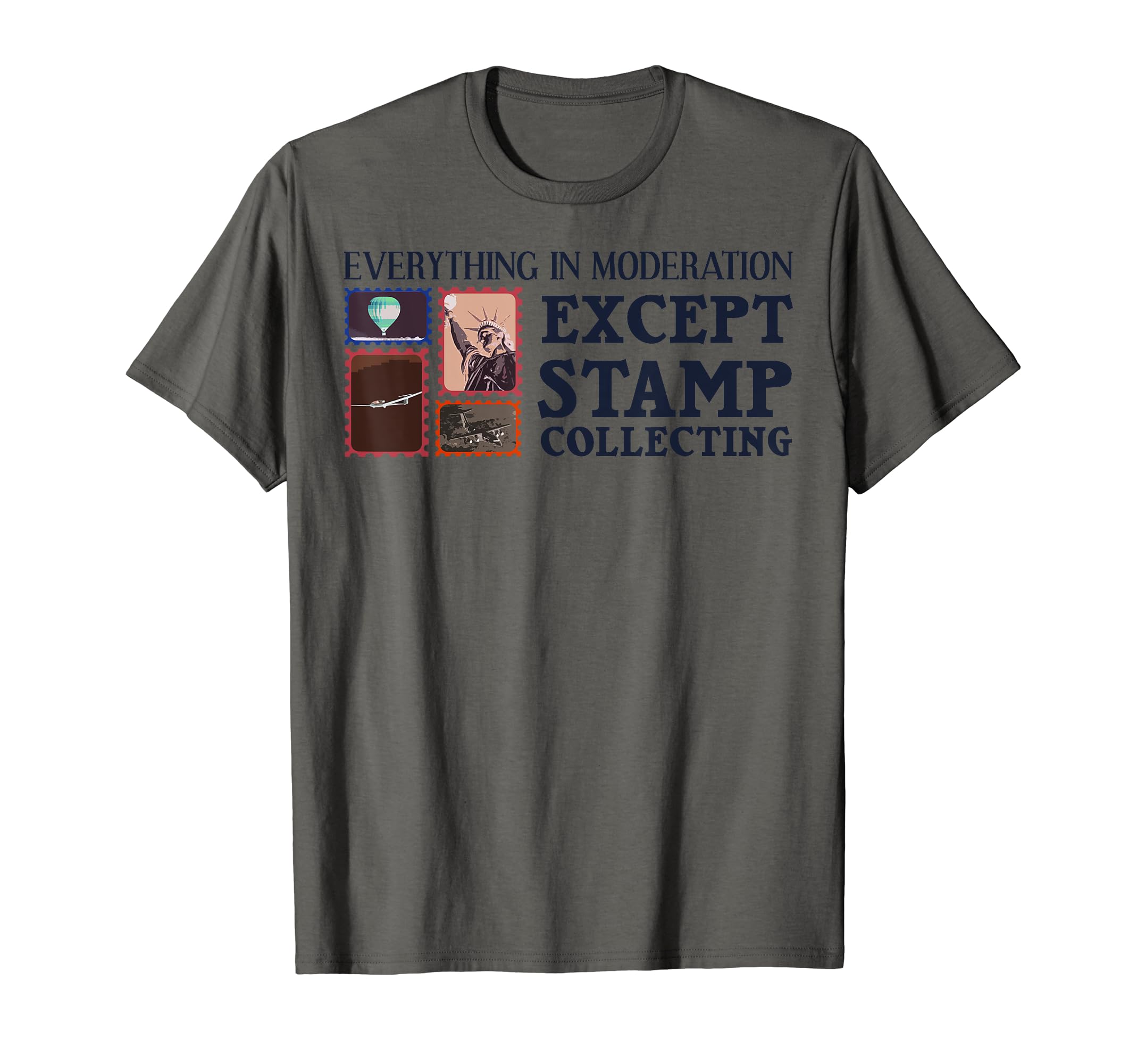 Cute Postal Worker Humor Lover Hobbyist DesignsFunny Stamp Collecting Gift Cool Stamp Collector Hobby Quote T-Shirt