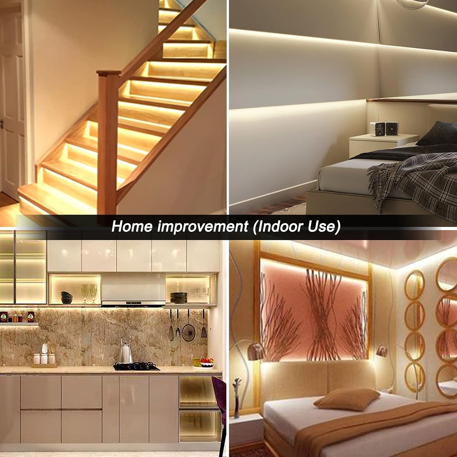 Black Friday Clearance SURNIE 150ft/46m Flat Rope Lights Outdoor Waterproof - 110V Warm White LED Strip Light - 2700 LEDs Cuttable Connectable Lights for Deck,Patio,Stairs ,Backyards ,Commercial Use Decor Lighting