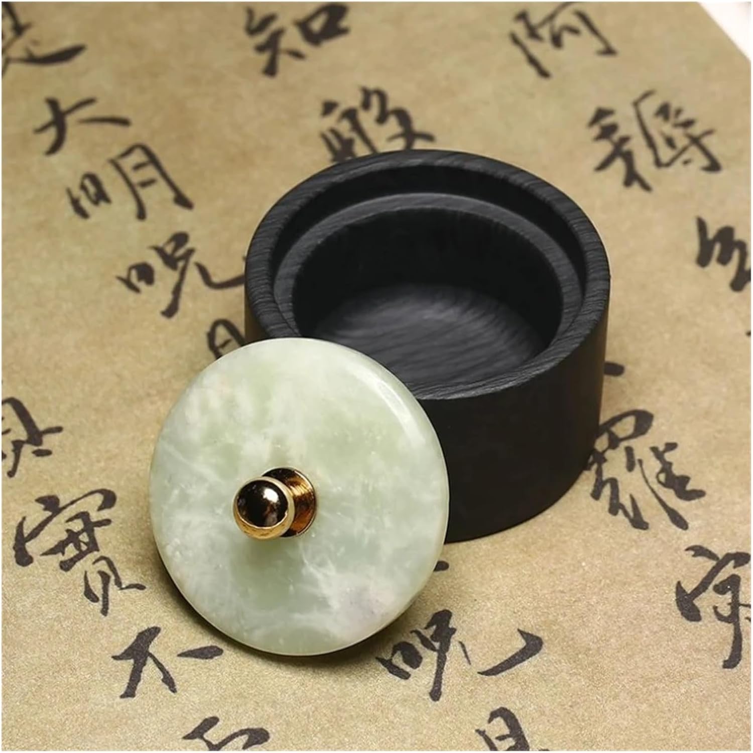 Stone Inkstone Vintage Mini Creative Design Ink Style Student Brush Regular Script Cartridge