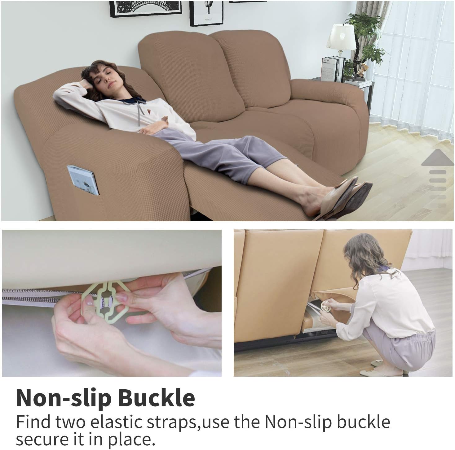 Easy-Going Recliner loveseat slipcover Bundles Recliner Sofa slipcover