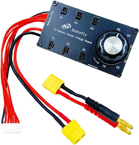 1S Lipo LiHv Batteries Series Charging Board, Storage Charge and Discharge 1S LiPo for Standard Lipo Balance Charger, PH2.0 and GNB A30 Connector