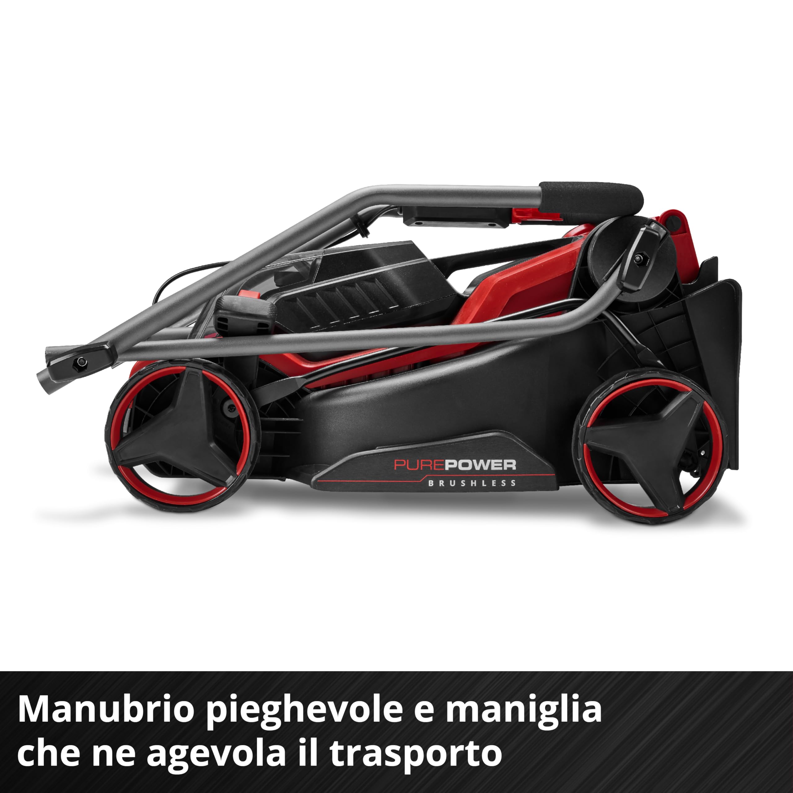 Tosaerba Einhell GE-CM 18/32 S Li BL Kit Power X-Change (18 V, larghezza di taglio 32 cm, fino a 270 m², Brushless, cesto da 27 litri, taglio sui bordi, senza batteria)