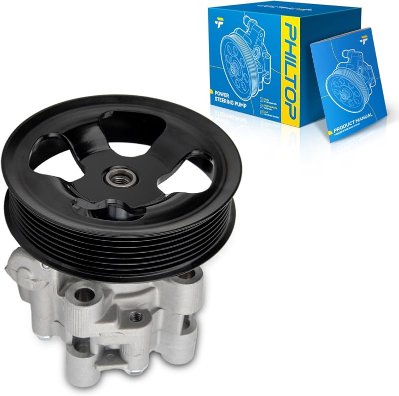 Bomba da direção hidráulica PHILTOP 21-5364 com polia para Toyota Highlander 2.4L 2001 a 2007