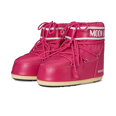 MOON BOOT Icon Low Nylon Boots Bougainvillea