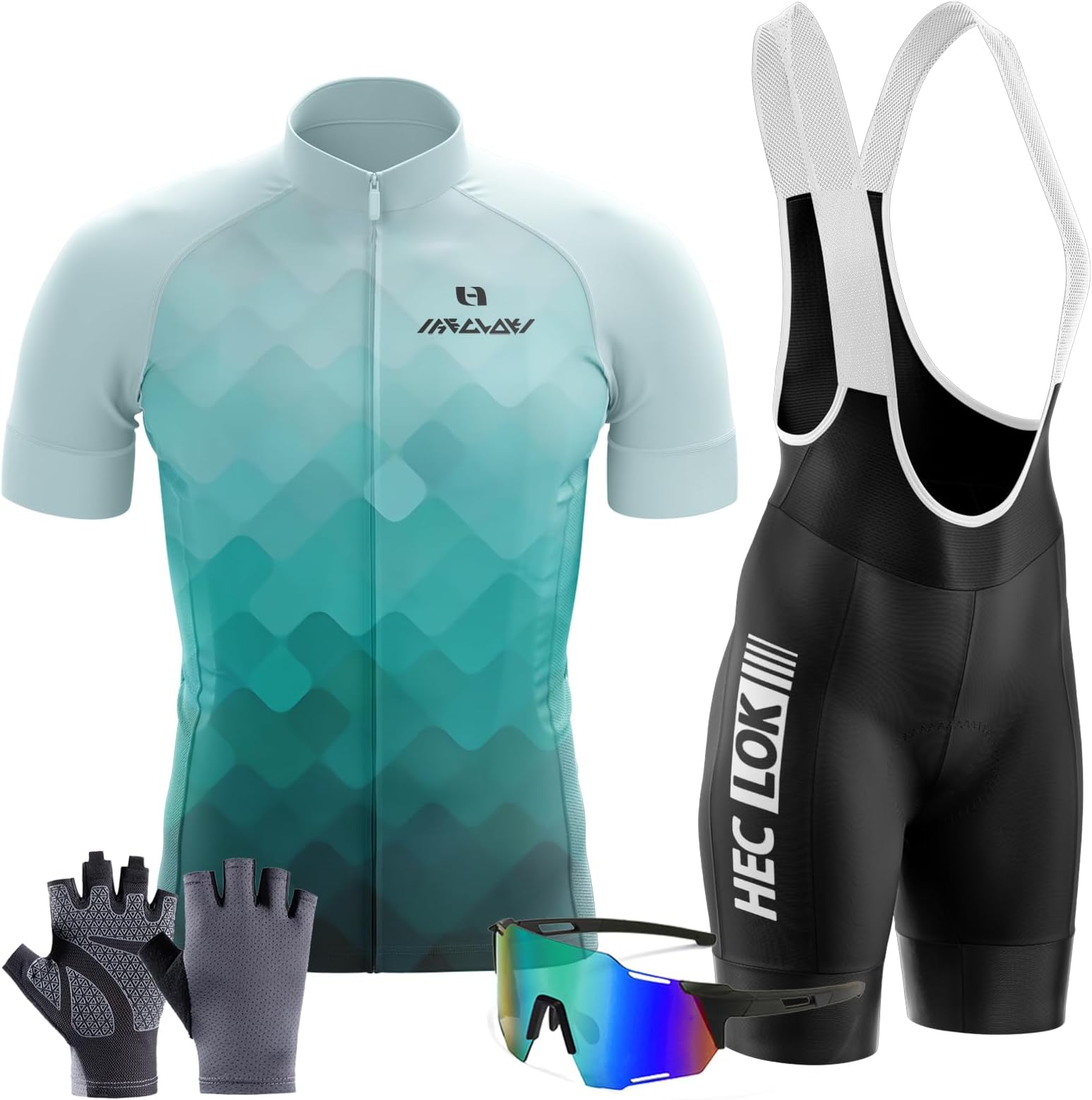 Men's Cycling Suits Bike Bicycle Suit Breathable Cycling Clothing Set Cycling Jersey Summer Short Sleeve Mountain
