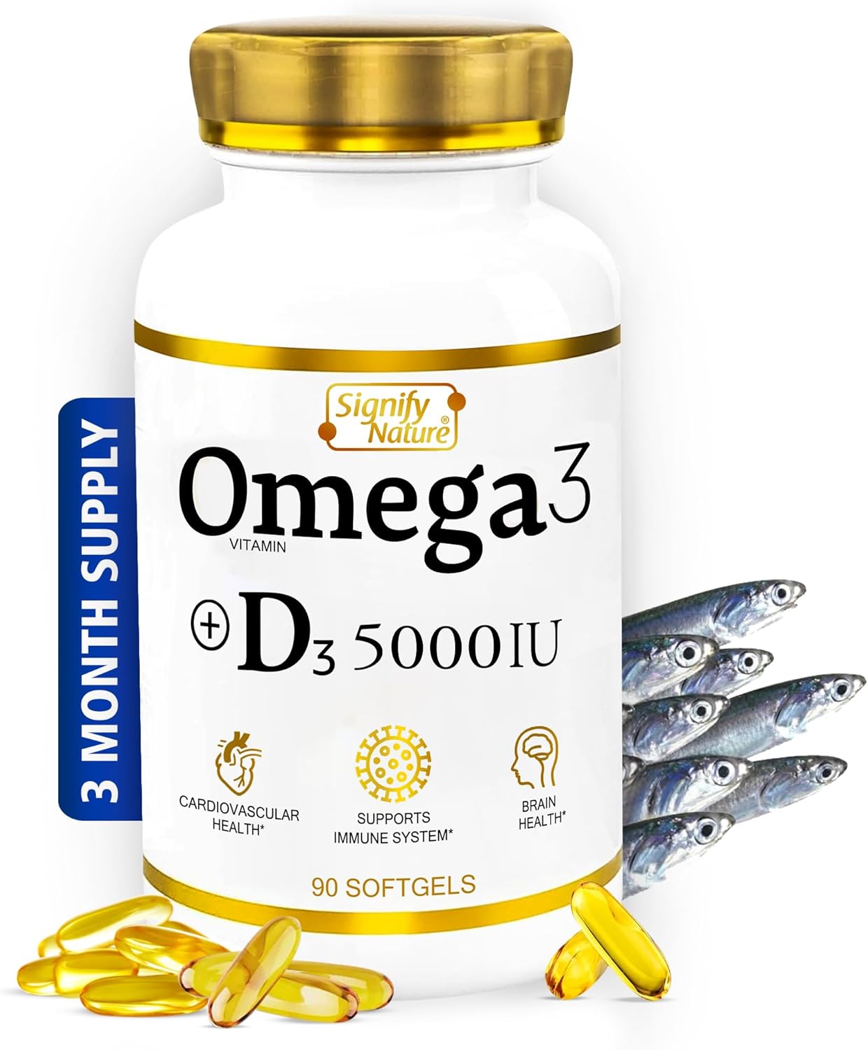 SIGNIFY NATURE Omega 3 Fish Oil Supplement... SIGNIFY NATURE Omega 3 Fish Oil Supplement...