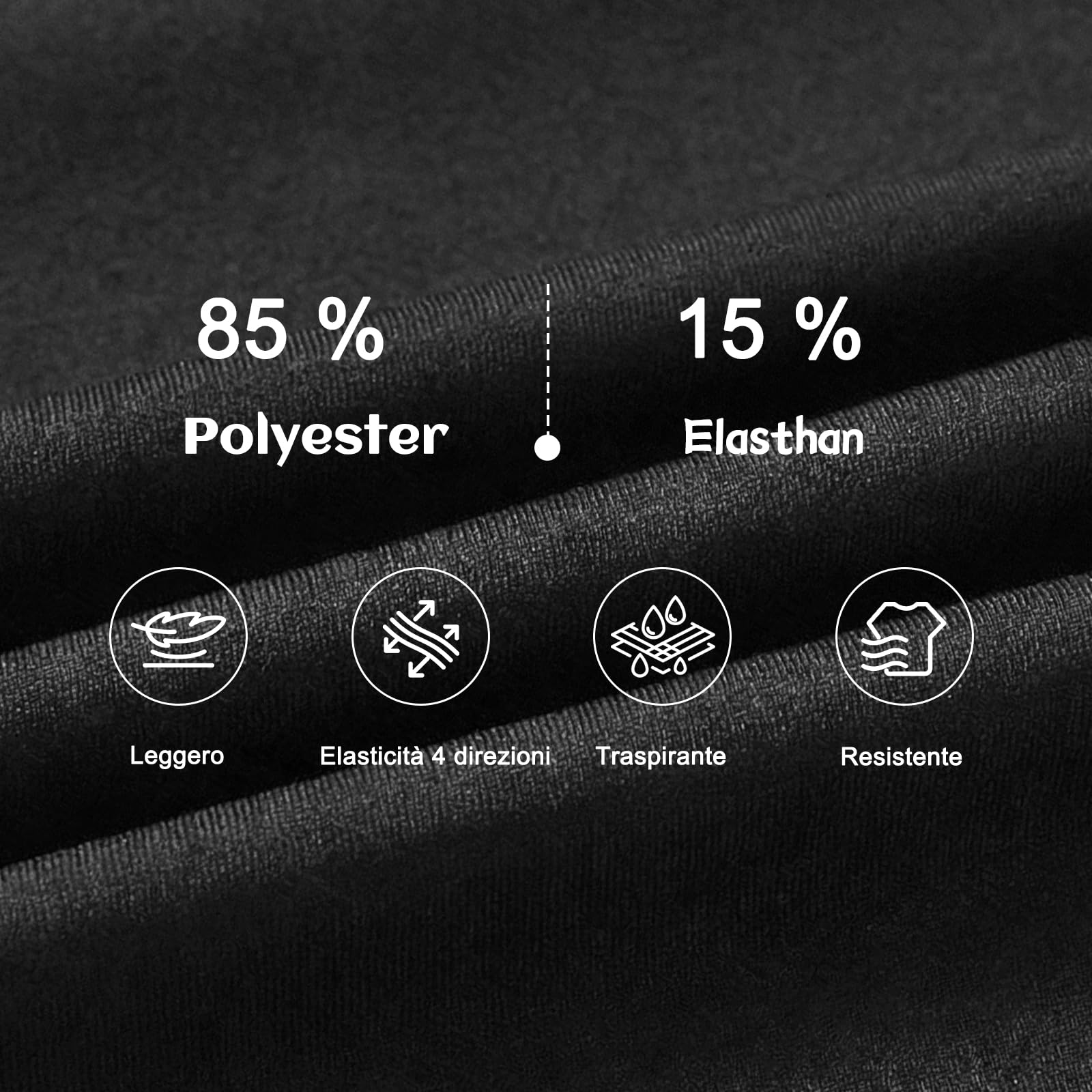Pantaloncini Compression Ragazzi Asciugatura Rapida Traspirante Ciclismo Bambini Leggero Elevata Elasticità Sportivi