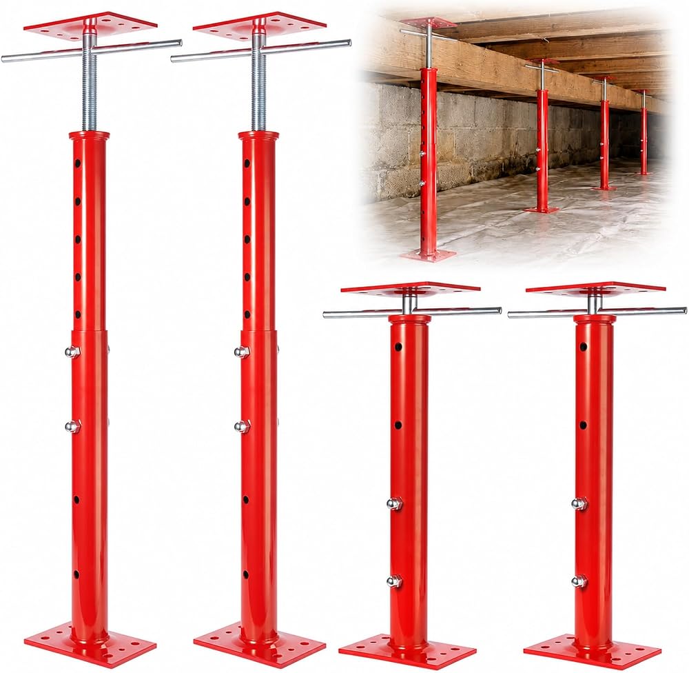 Crawl Space Jacks 4 Pack, 19-36 Inch Adjustable Posts — 사진 1