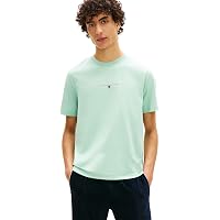 Tommy Hilfiger Uomo T-Shirt Maniche Corte Brand Love Lockup in Cotone
