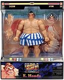 Jada Street Fighter II E. Honda Action Figure - 1:12 Deluxe Toy - 6 inches tall, fully articulated, collector's packaging - 10