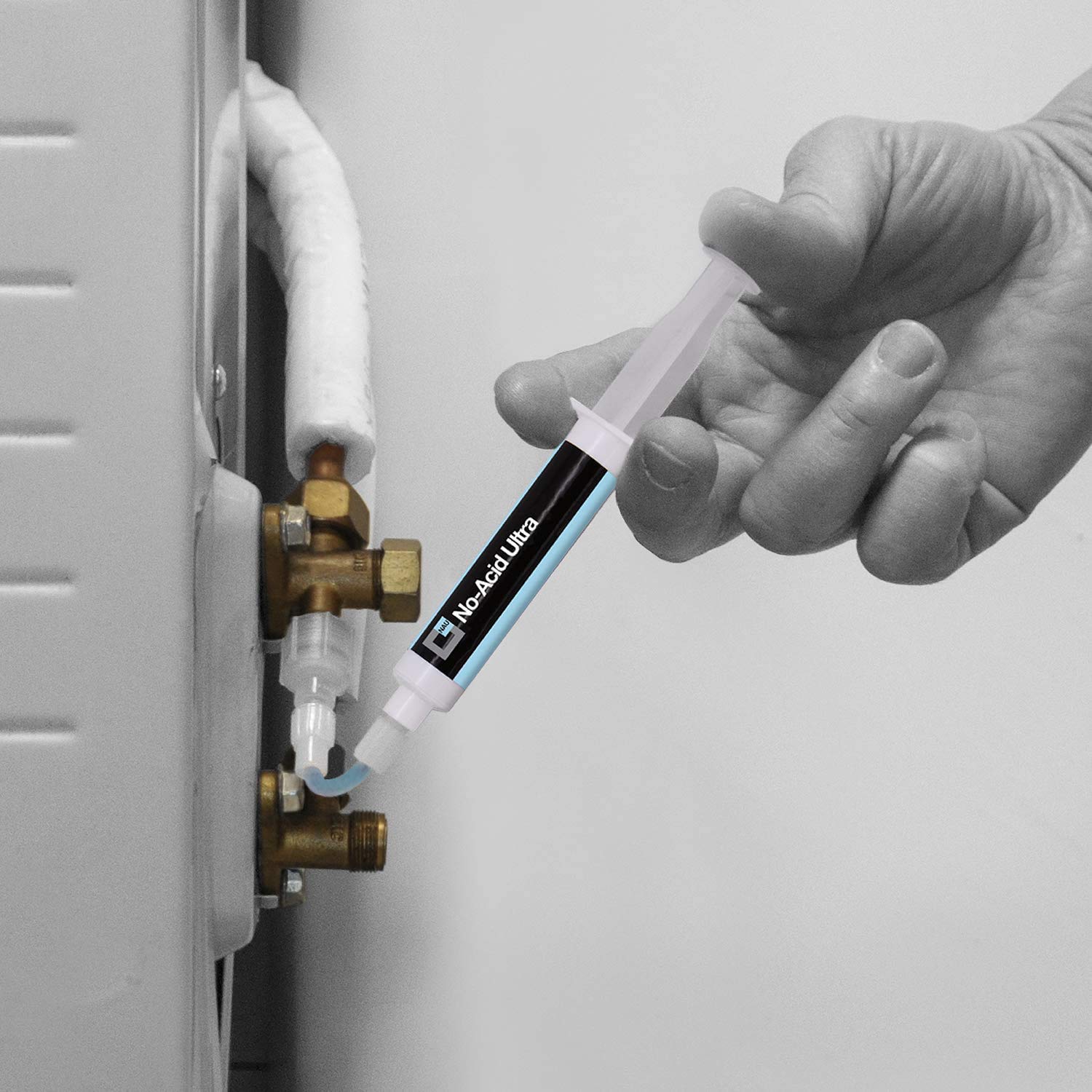 ERRECOM NO-Acid Ultra, Säureneutralizator für Kälte-und Klimaanlage. Nur 6 mL für Systemen bis zu 21 kW (6 TONS) (Keinen Adapter)