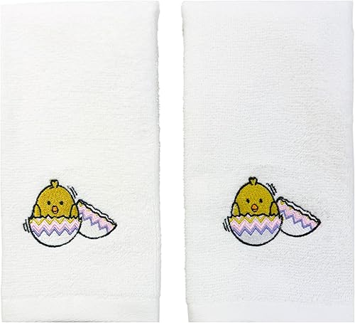 Miniatura 40 de Serafina Home Toallas de baño para dedos con tortugas: toallas de verano náuticas suaves y absorbentes para invitados con decoración de tortuga azul