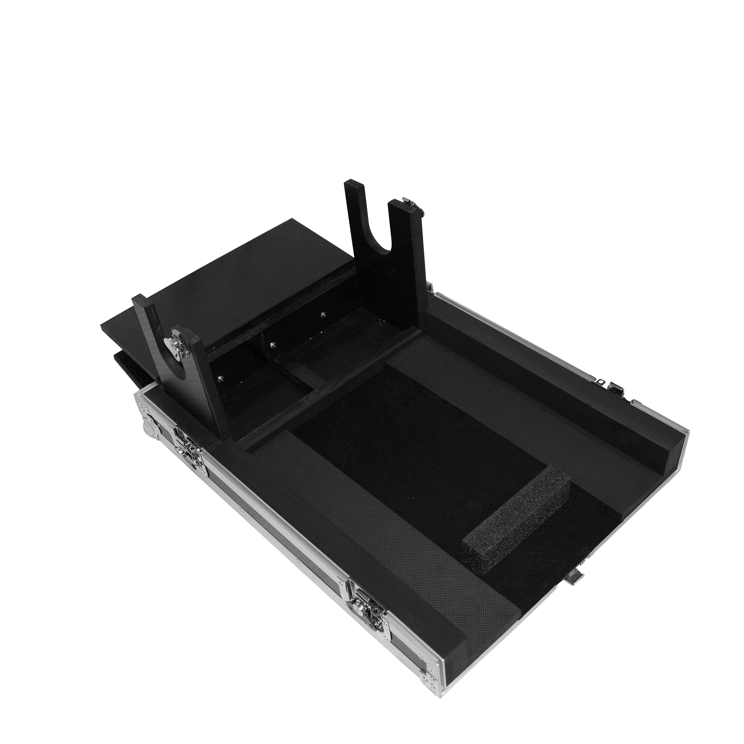 ProX XS-YQL1DHW ATA Digital Audio Mixer Flight Case for Yamaha QL1 Mixer CaseConsole with Doghouse compartment and Caster wheels