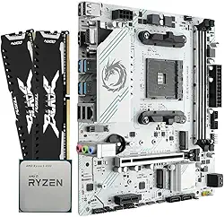 QUASAR Kit Ryzen Placa-Mãe B550M, Ryzen 5 4500, 16GB (2x8Gb) DDR4 3200MHz