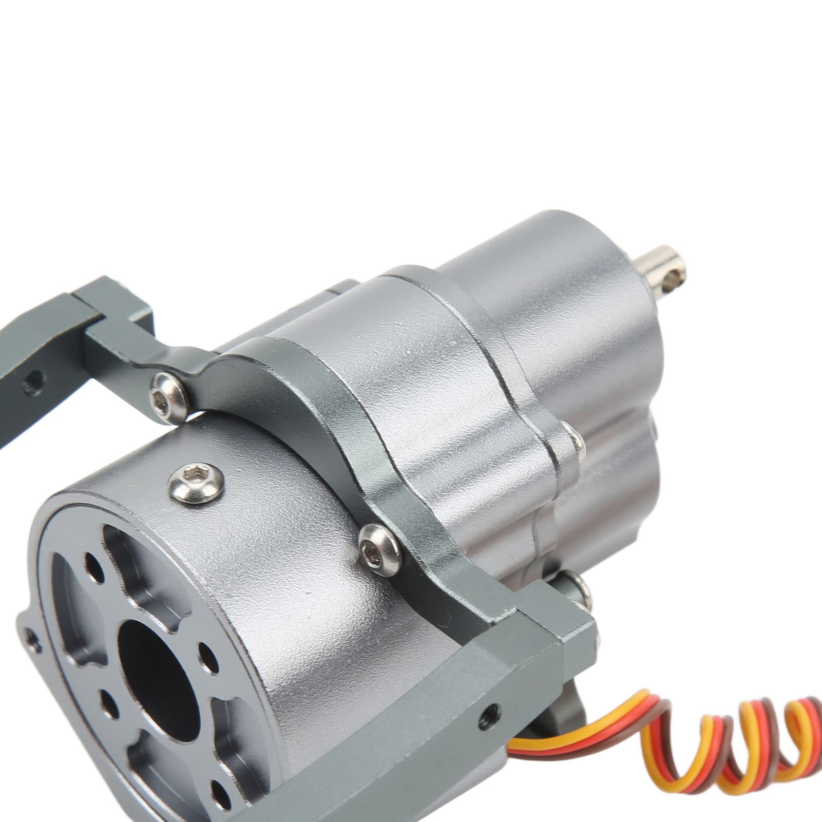 RiToEasysports Przednia Skrzynia Biegów RC ze Stopu Aluminium, Skrzynia Biegów Obrabiana CNC do Samochodu Gąsienicowego 1/10 SCX10 z Rozstawem Osi 313 Mm, Powierzchnia Anodowana (Kolor Ti)