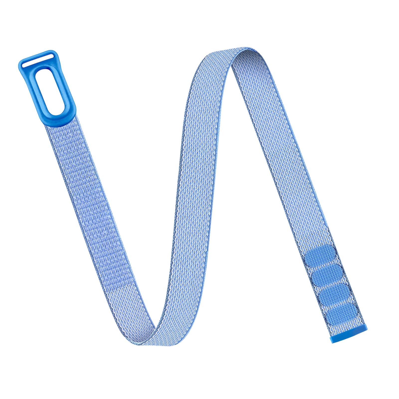 Strap for Google Fitbit Air Bicep Band, Adjustable Elastic Woven Sport Straps for Men Women, Replacement Nylon Bicep Arm Bands for Running Gym Strength Training Training (Blue, L (500mm/19.6 in))