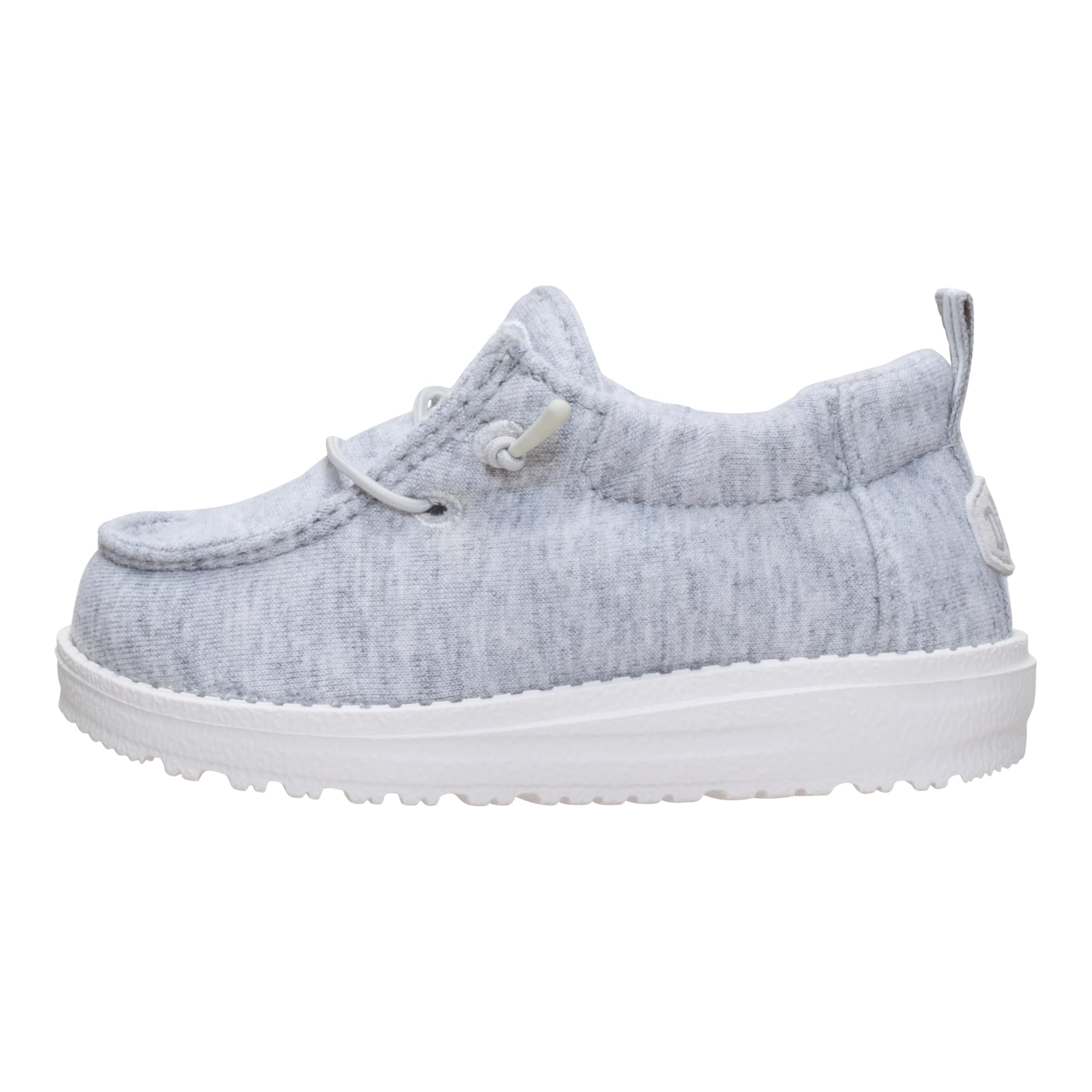 infant lildude slip on stretch jersey | lightweight comfy baby shoes | easy on elastic laces