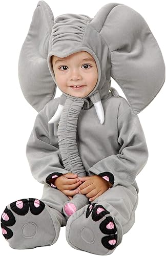 Disfraz elefante bebé Charades bebé mayor de uno a dos años gris