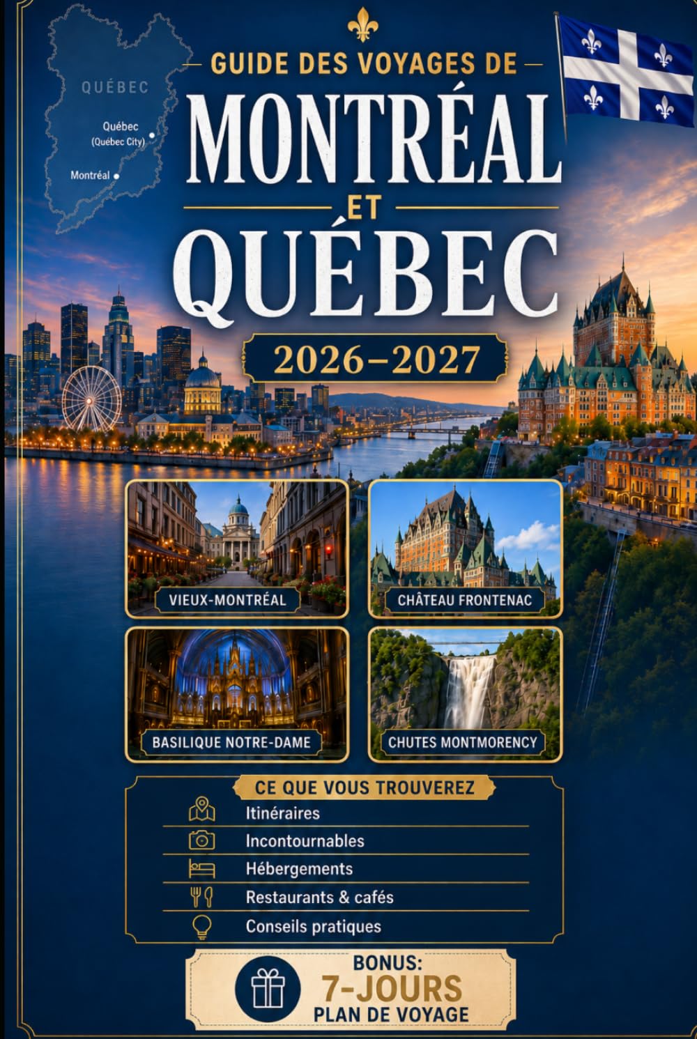 Guide des voyages de Montréal et Québec 2026–2027: Découvrez le Vieux Montréal, le Mont-Royal, la basilique Notre-Dame, le Vieux-Québec, le Château ... pour les visiteurs débutants, les couples