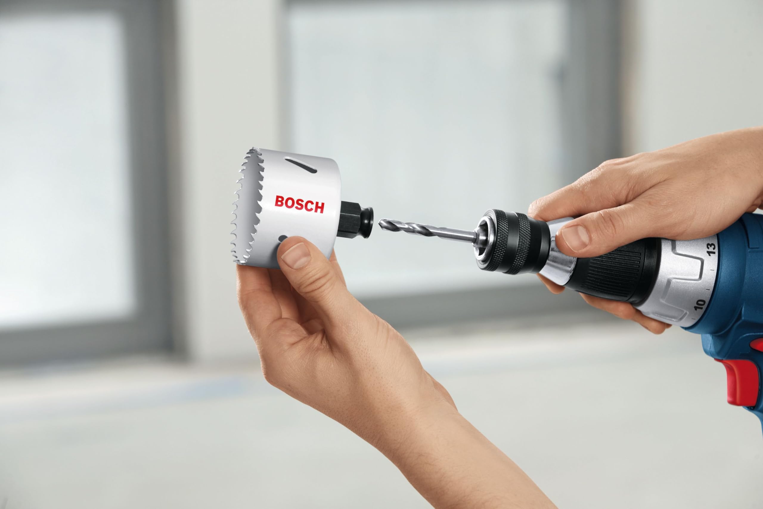 Bosch Professional 4 pièces Kit de démarrage Power Change Plus (pour passer au Power Change Plus, accessoires pour perceuse-visseuse)