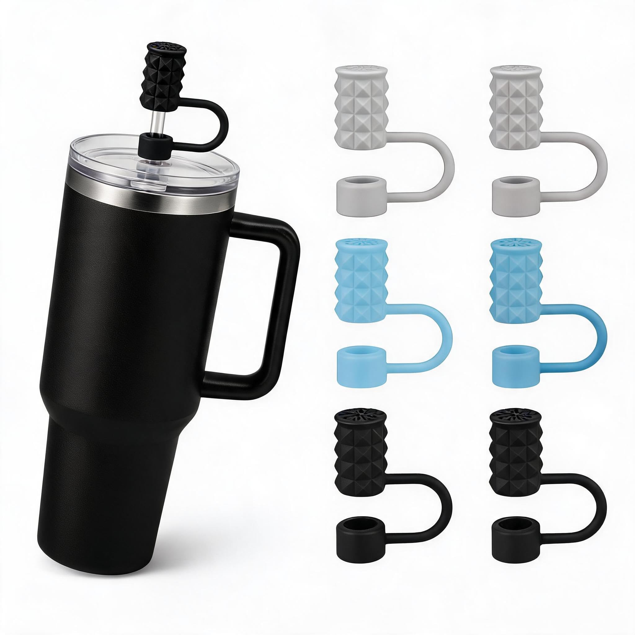 BTYHAOS Straw Covers, Dust Proof Straw Toppers Fit Stanley 30 40oz Tumbler