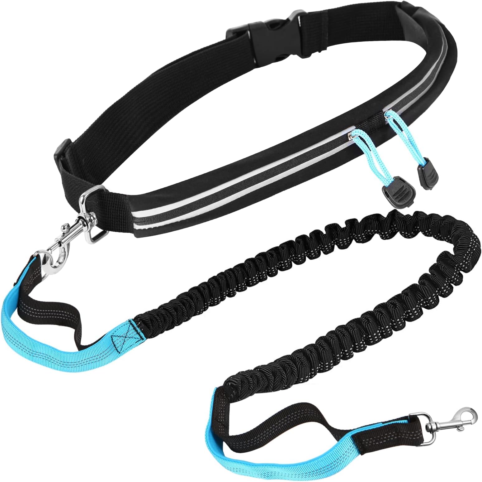 EVERKING 6-in-1 Hundeleine Mit Bauchgurt - Multifunktionsleine Für Jogging & Auto