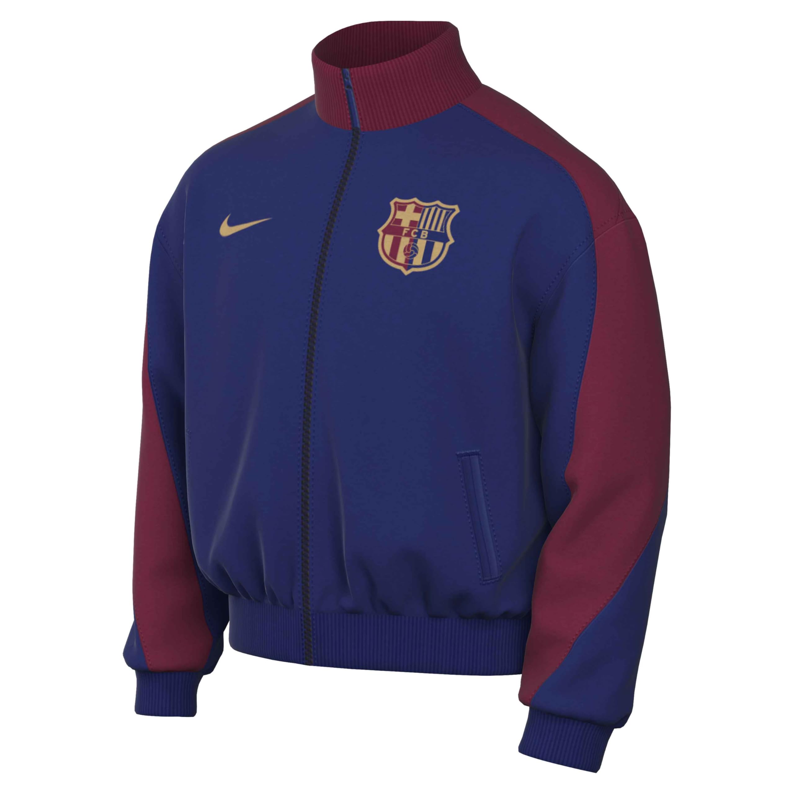 Nike Men’s FC Barcelona Dri Fit Strike Home Anthem Jacket SIZE M - FN9795-455