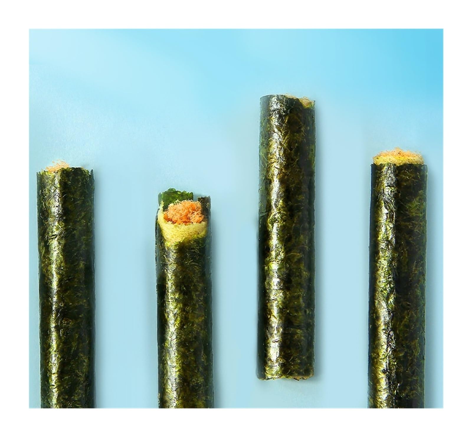 400 g de rollos de hilo de cerdo Nori, frescos, fragantes, crujientes y salados y dulces.