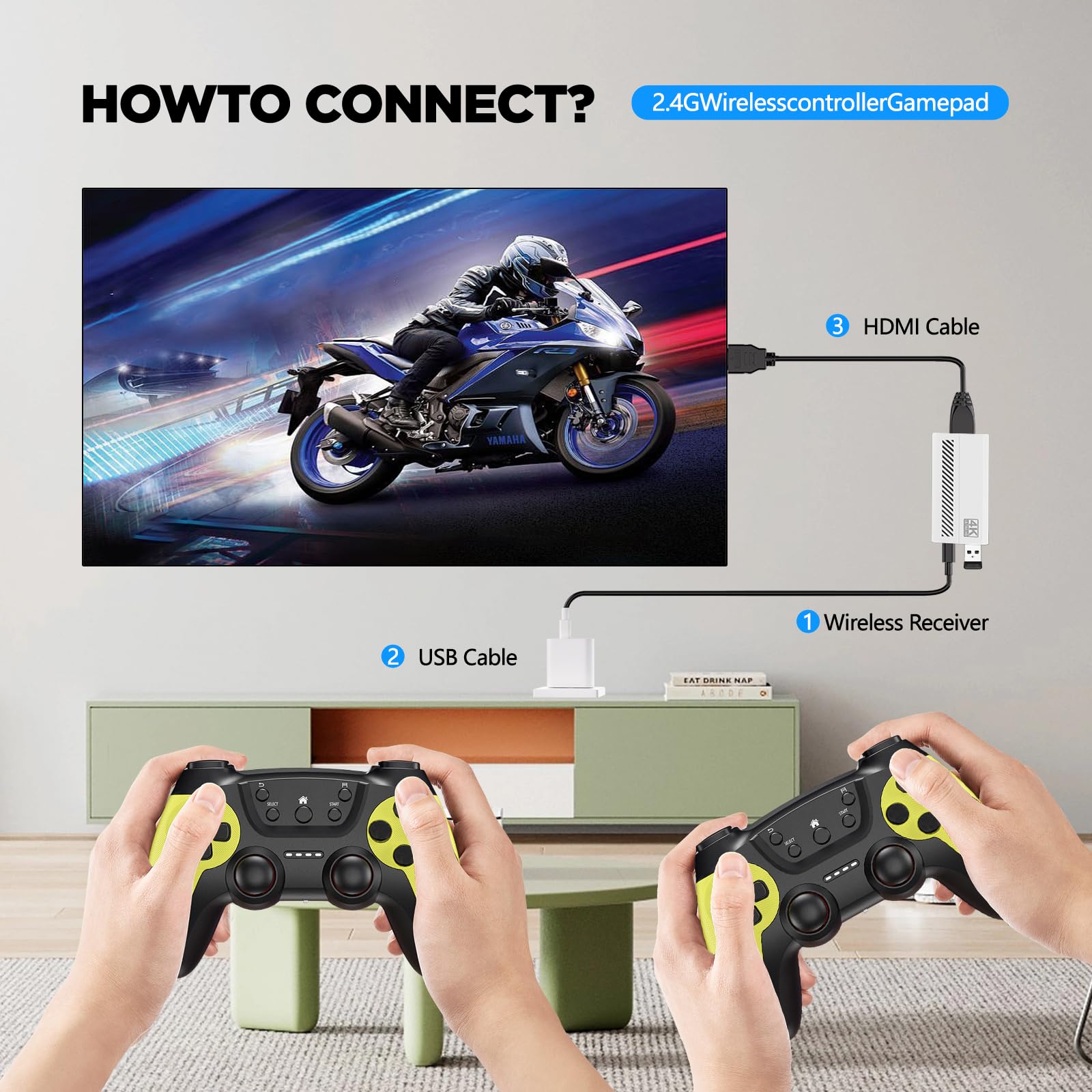 50 000 bezprzewodowych gier retro, retro konsola do gier, wyjście urządzenia wyświetlającego telewizor HD HDMI, powrót do klasycznej gry wideo Plug and Play, konkurencyjne podwójne kontrolery premium