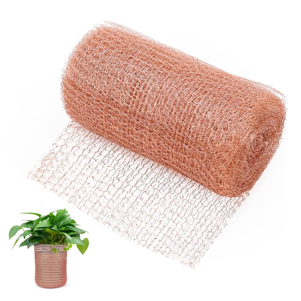 Maille de cuivre 12.7cm*12m Grillage Anti Rongeur Filet Anti limaces Protection Jardin
