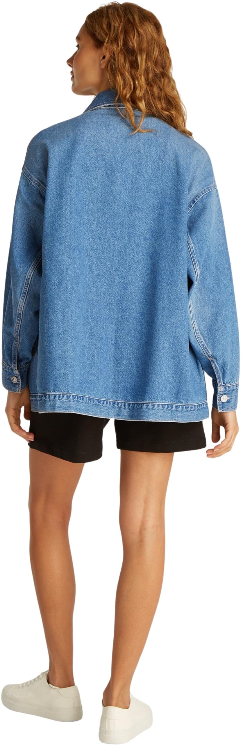 Calvin Klein Cazadora vaquera Mujer Denim Overshirt Oversized