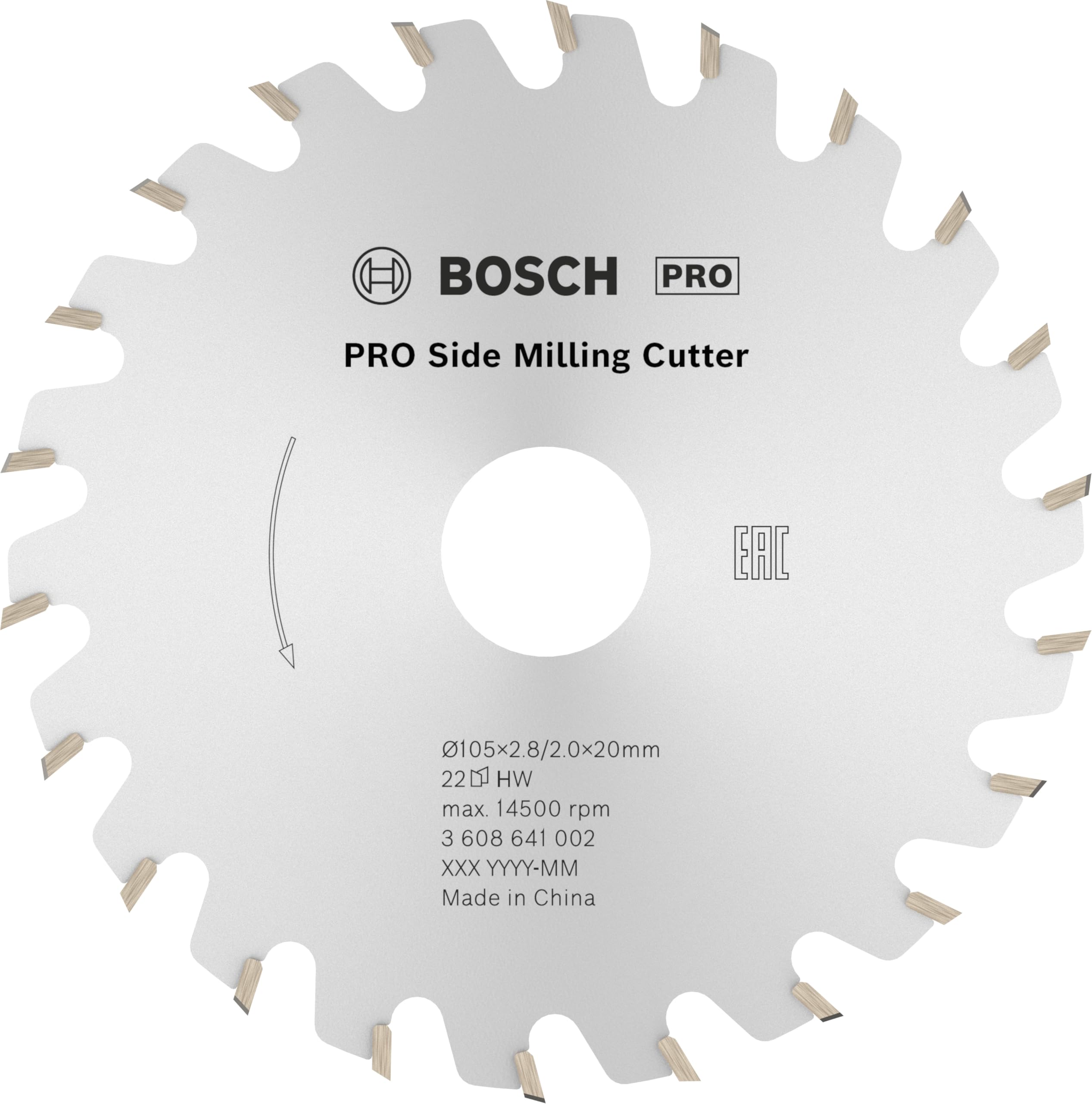 Bosch fraise circulaire 1 pièce 3608641002 pour entailleuse-rainureuse fraiseuse à lamelles GUF 4-22 A