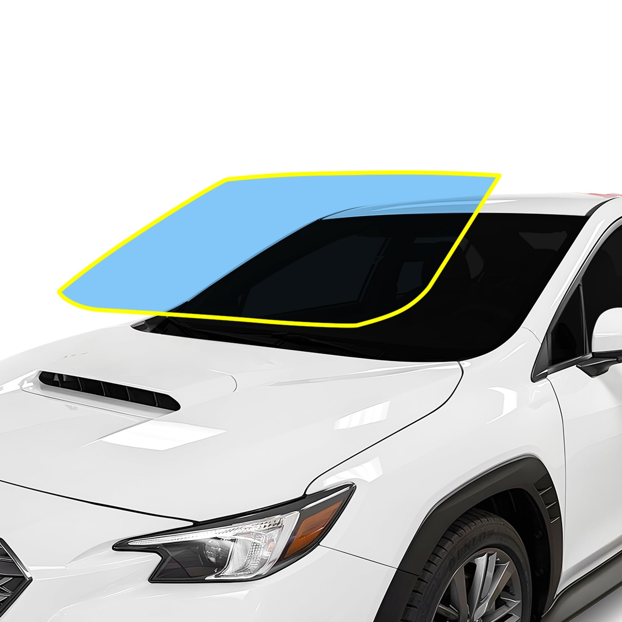 BOGAR TECH DESIGNS Precut Made for Subaru WRX 2022+ Front Windshield Protection Film Scratch Resistant Ultra Clear Kit Cover, Clear