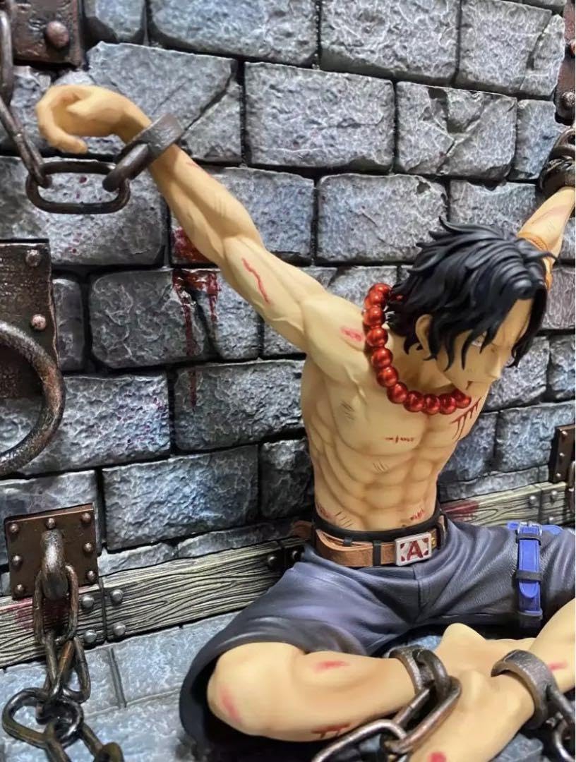 Amazon.co.jp: ワンピ ース エース 監獄 フィギュア ガレージキット 1 