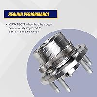 Vista 5 de KUSATEC 512460 Front/Rear Wheel Bearing and Hub Assembly Fit for Ford Explorer 2011-2018, Ford Police Interceptor Utility 2013-2018