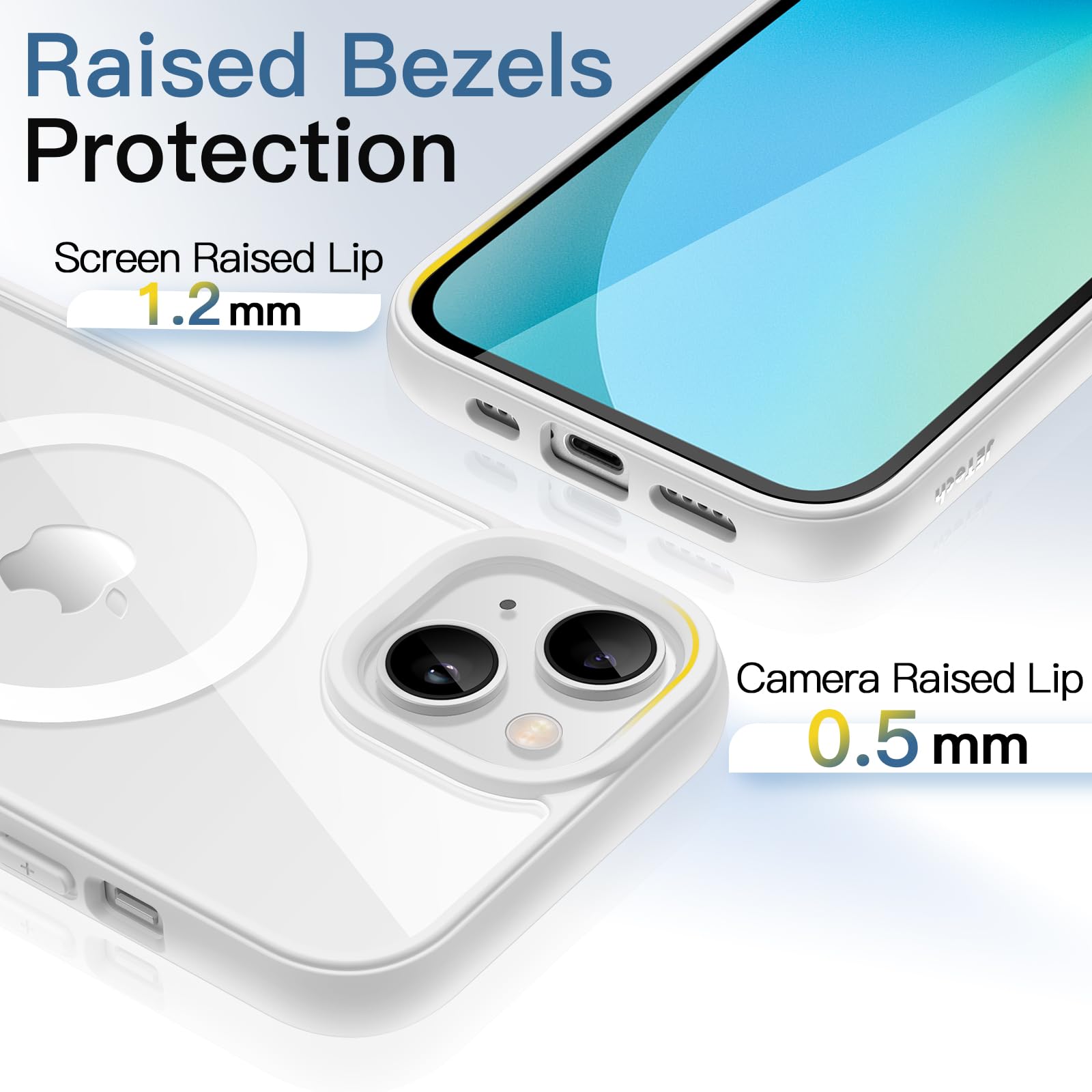 Amazon.co.jp: JETech iPhone 13 6.1インチ用 マグネット ケース