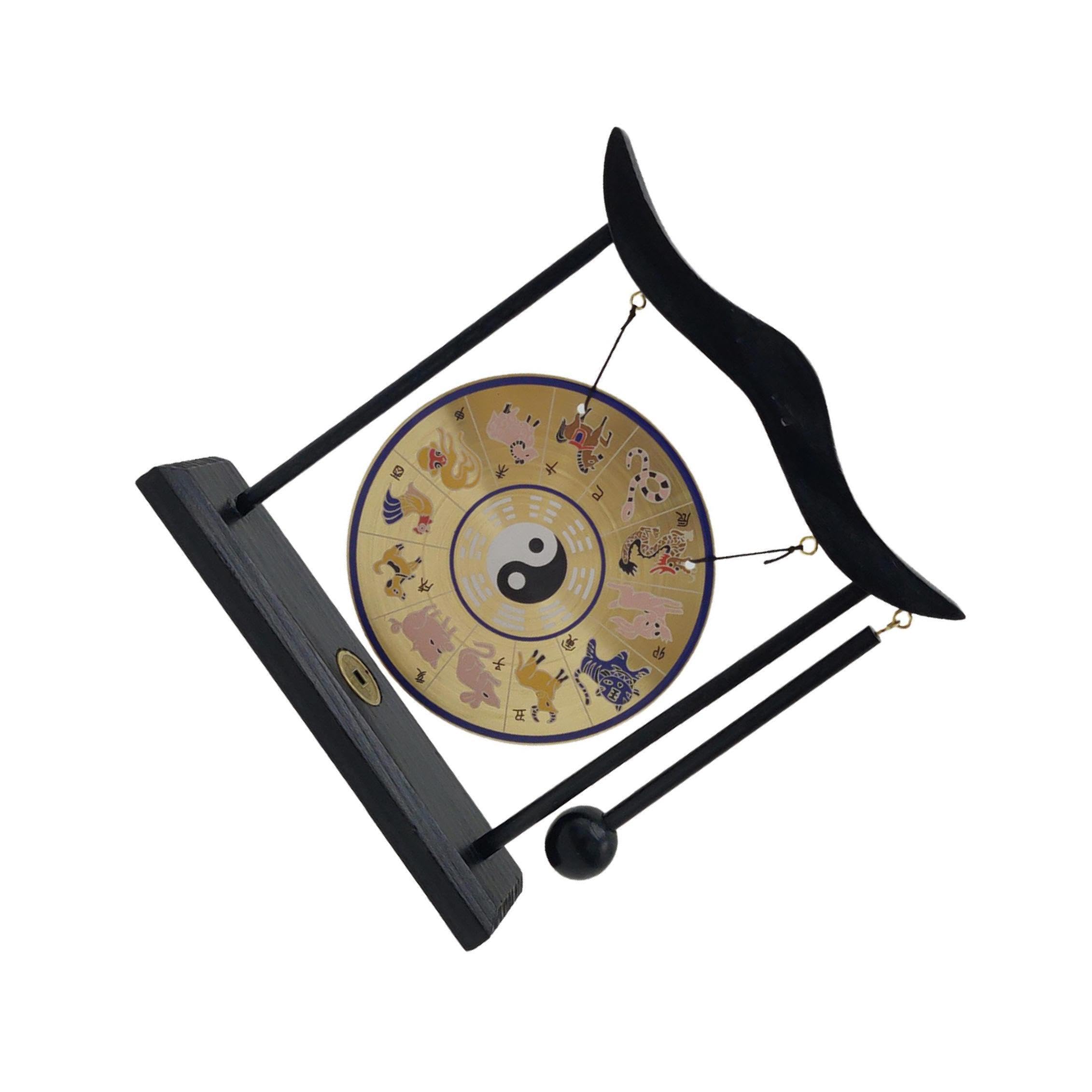 Gongs de viento únicos, arte, campana de latón, gong,Estilo E