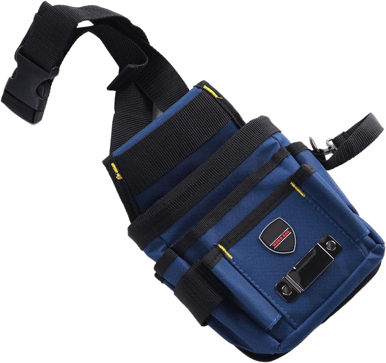 Utoolmart Professional Tool Pouch,Oxford Canvas Tool Pockets, Heavy Duty Tool Organizer,Fully Adjustable Work Belt,Waterproof,Protective Work Bag Large